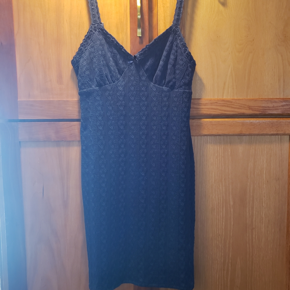 No Boundaries Navy Lace Mini Dress